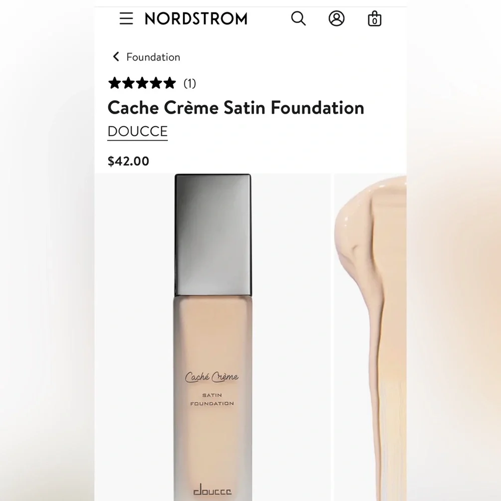 Doucce Cache Crème Satin Foundation - High Coverage NL1 NWT
